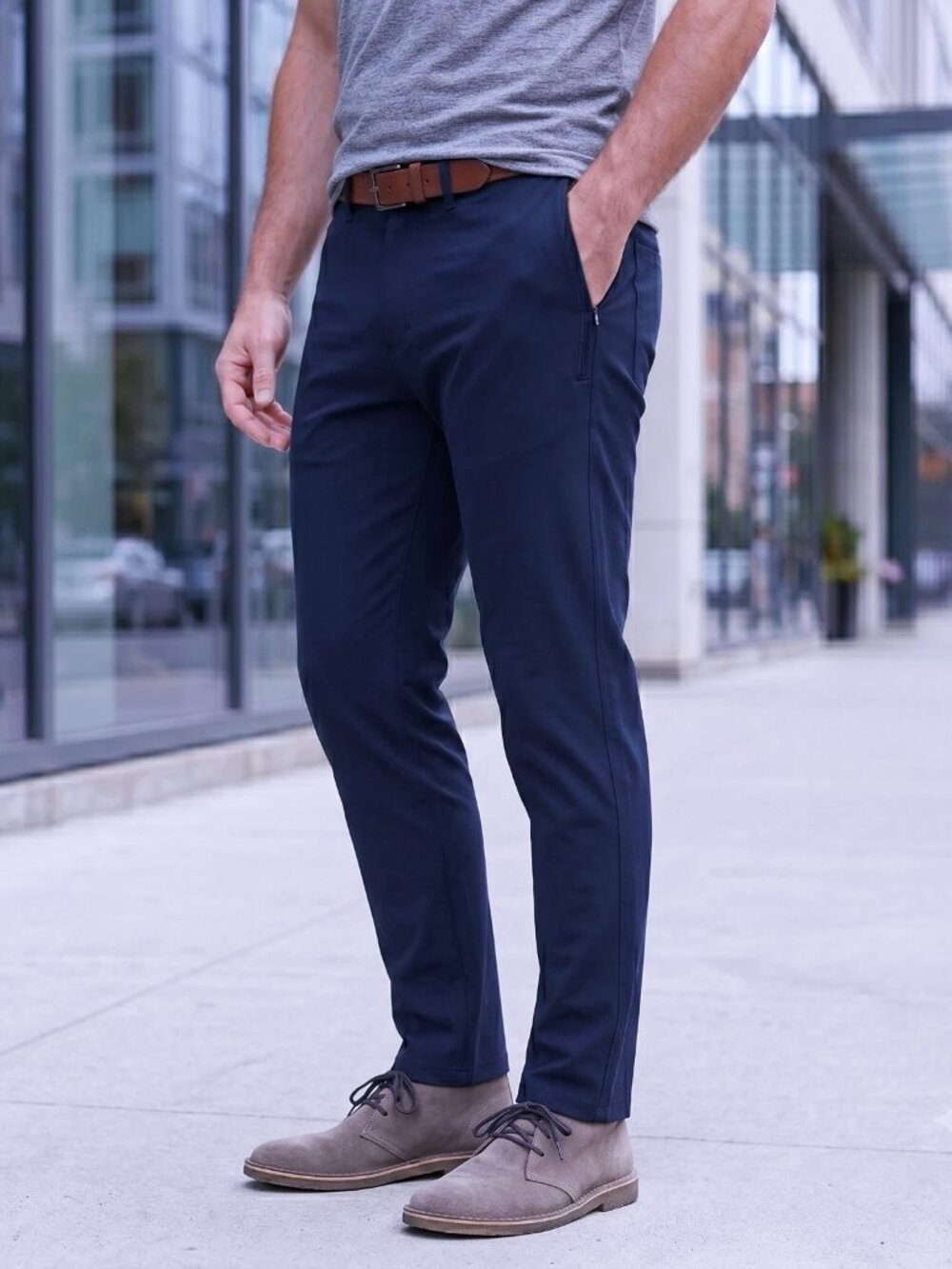 NEW Infinity Linearflex Men's 7-Pocket Tech Pants 30 X 29 NWT Blue Stretch